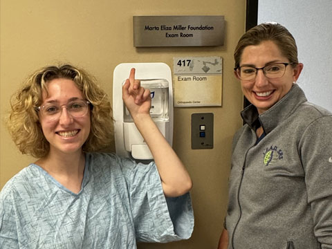 Marta Eliza Miller Foundation Orthopedic Patient Exam Room