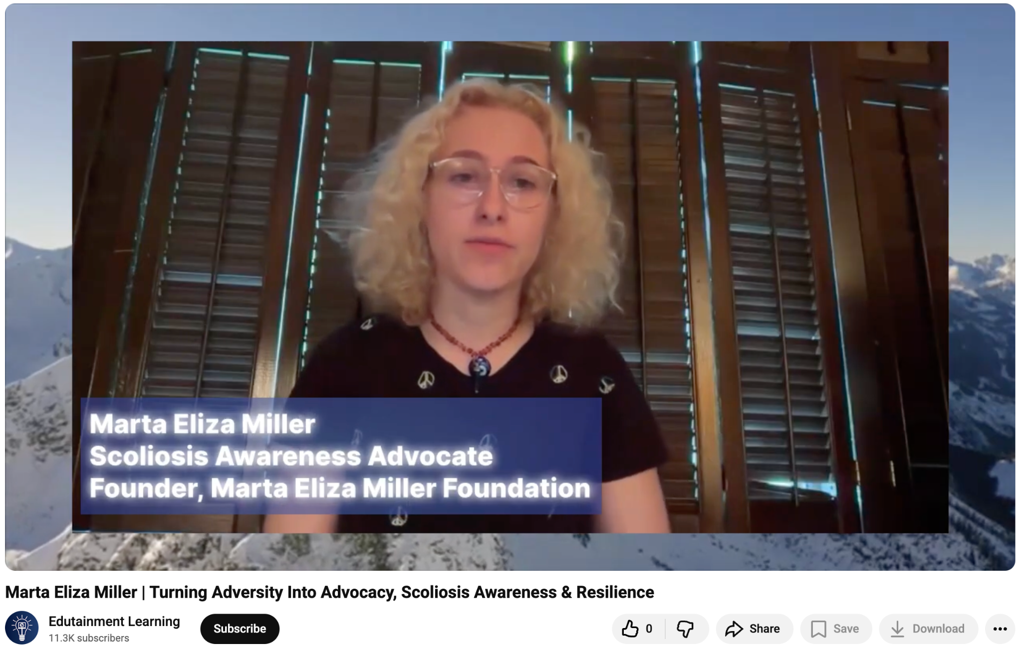 TURNING ADVERSITY INTO ADVOCACY, SCOLIOSIS AWARENESS & RESILIENCE
